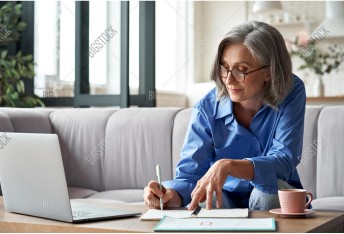 woman discovering health insurance options